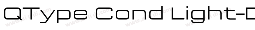 QType Cond Light字体转换